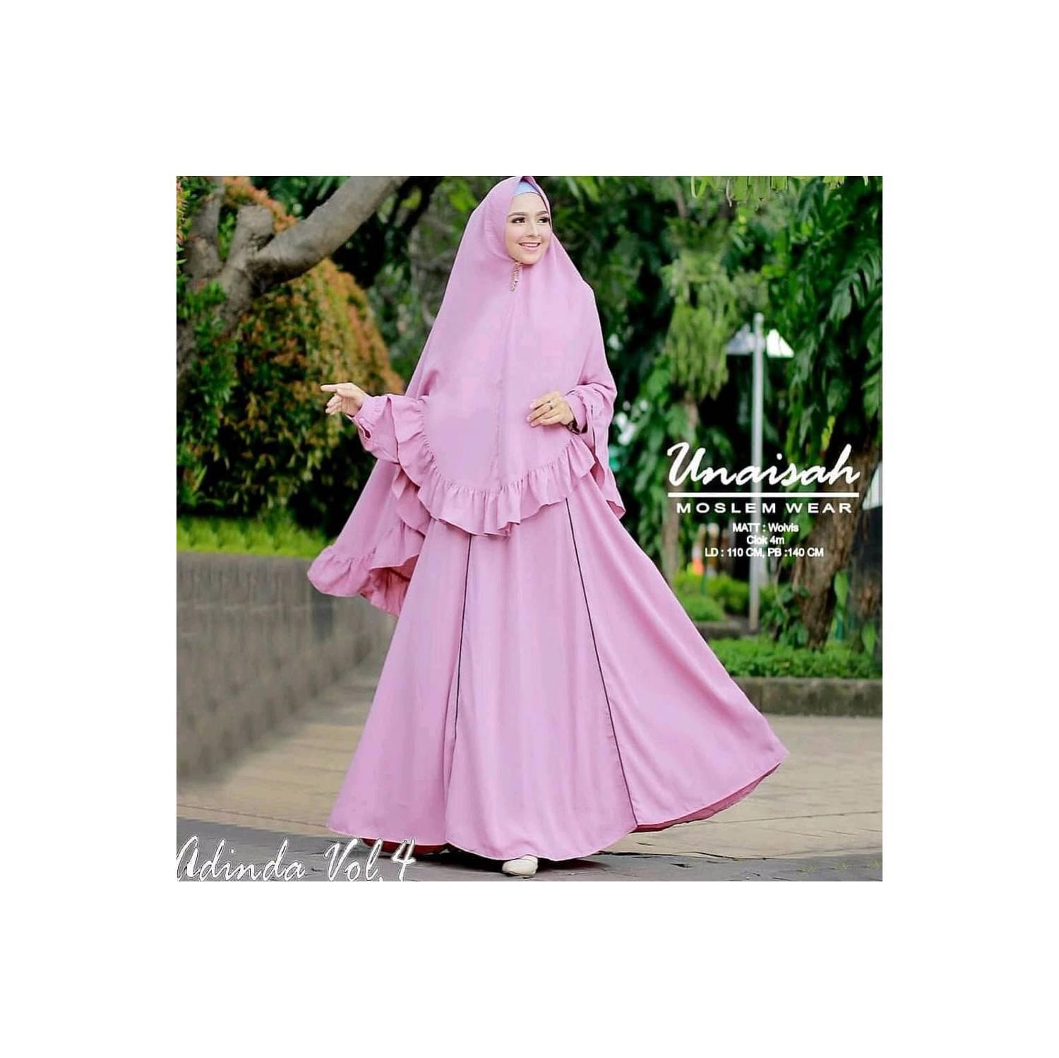 terbaru Baju Muslim Wanita Aninda mc Adinda bl Syari