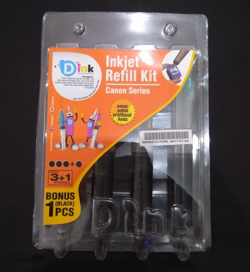 Refill tinta hitam untuk printer Canon merk D Ink