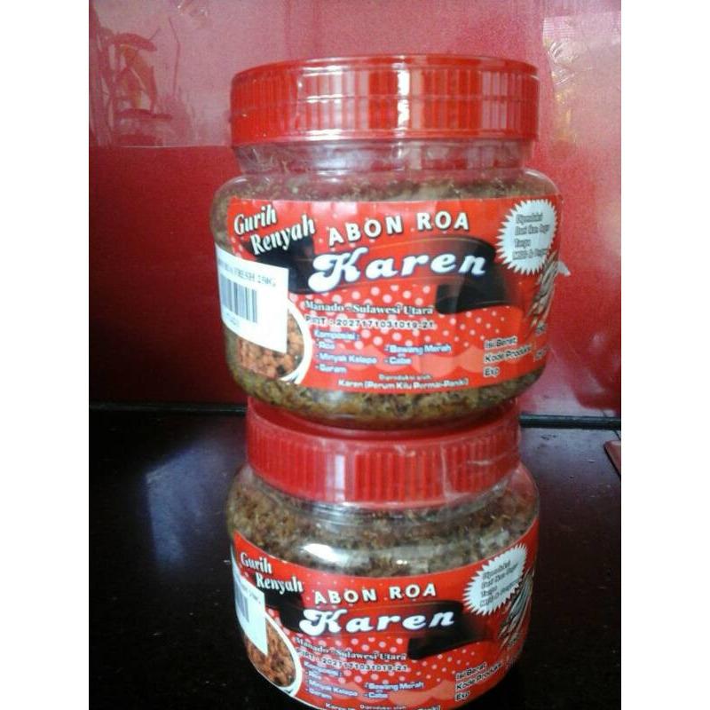 Abon Ikan Roa Khas Manado IKM UKM Karen