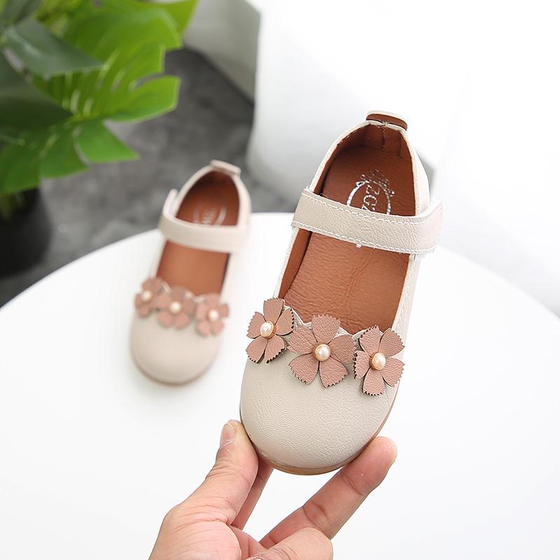 Sepatu Kulit Modis Baru Sepatu Putri Pijakan Empuk