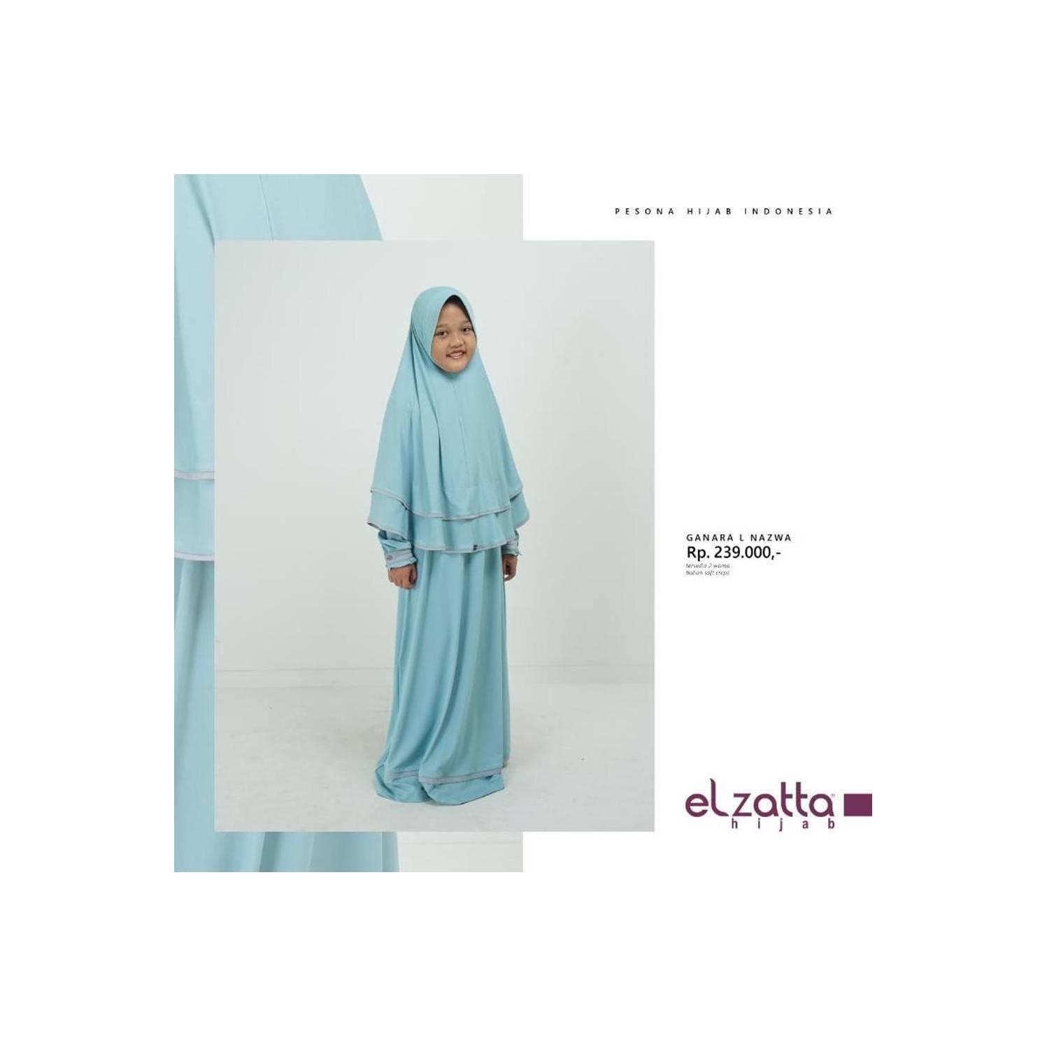 Promo!! Gamis Anak Ganara L Nazwa Elzatta