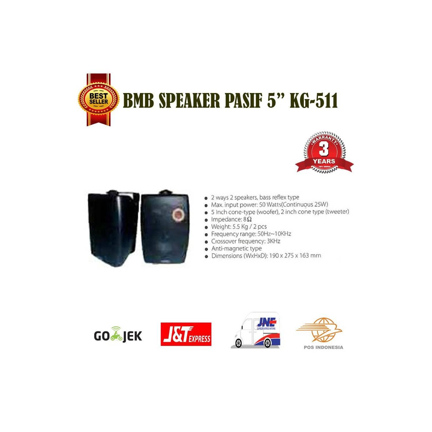 Speaker Pasif 5 inch BMB KG-511 Promo