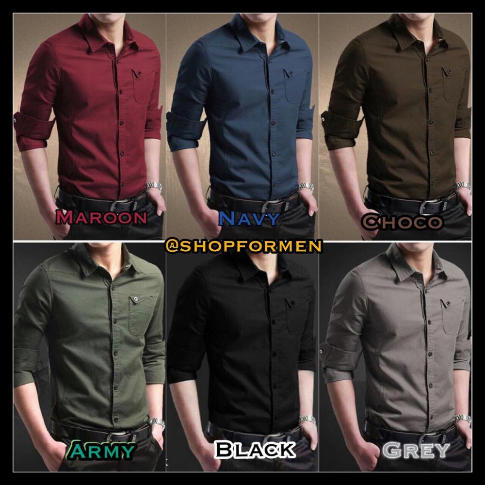 Kemeja Pria Formal & Executive , Sangat Cocok Utuk Acara Formal, Kerja Kantoran & Anak Kuliahan