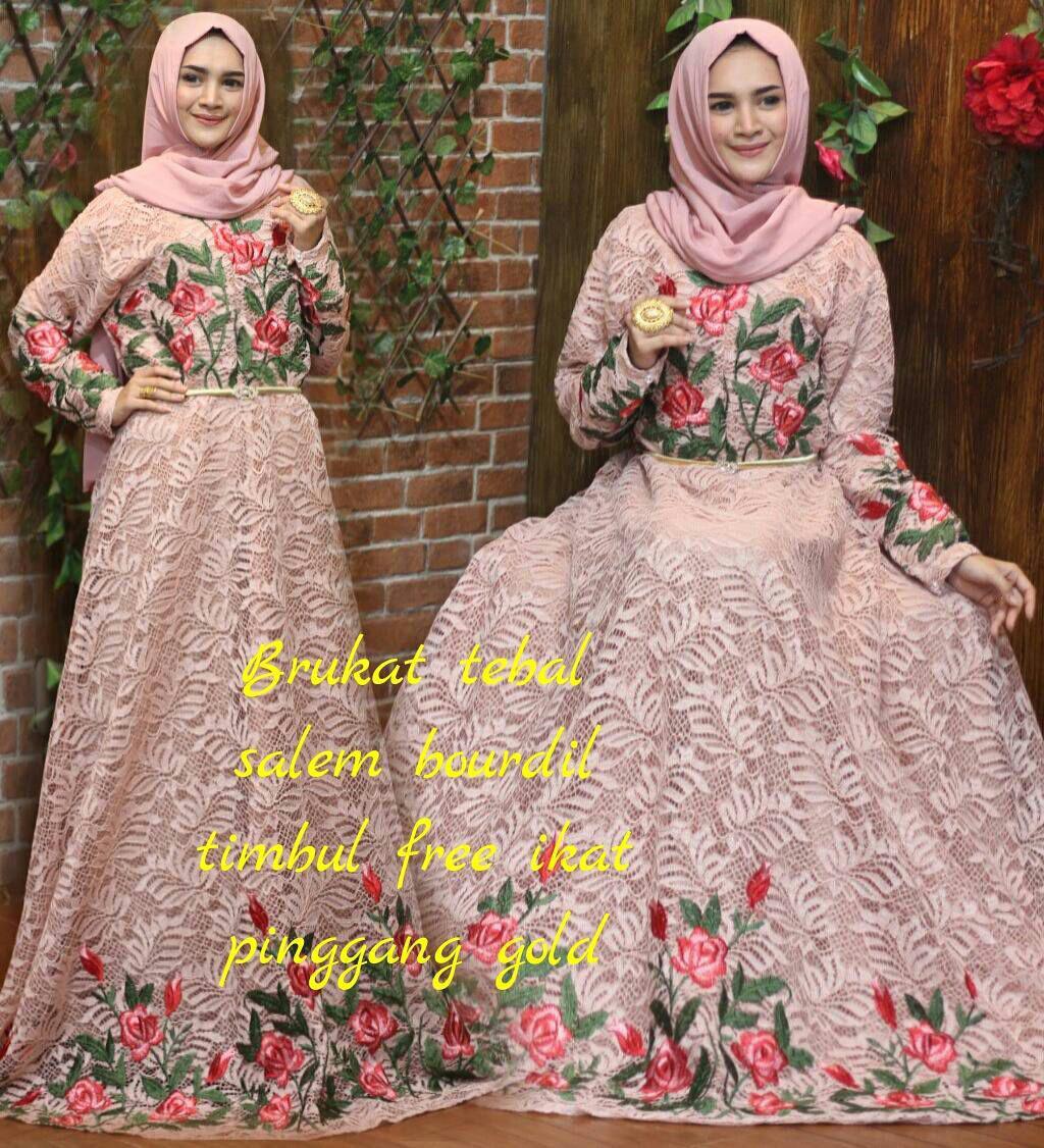 spesial price gamis brukat nagita