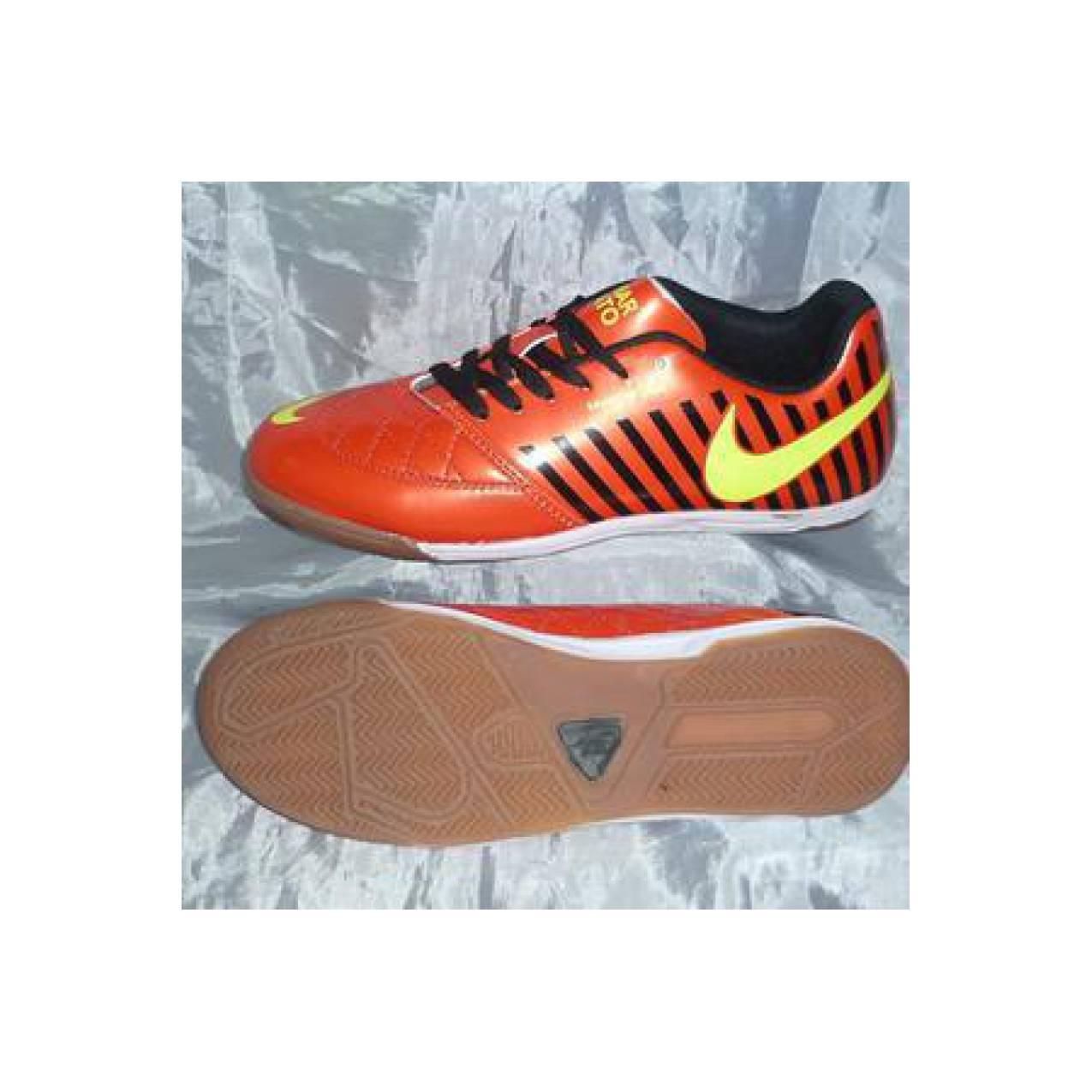 SEPATU FUTSAL NIKE LUNAR GATO II NEW 2015 ORANGE BLACK