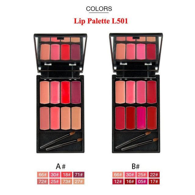 Menow 8 Warna Lip Gloss Makeup Tahan Lama - Lipstick Cosmetic Makeup Palette - L501-A