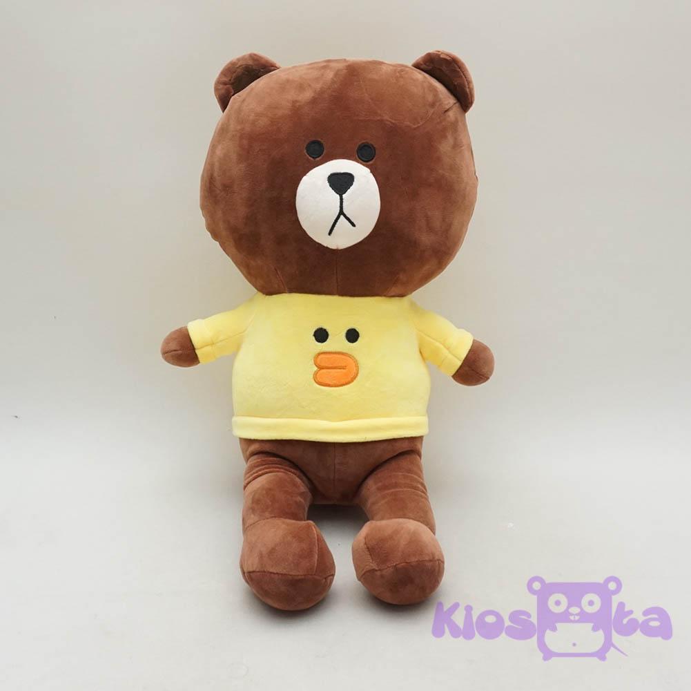 Boneka line brown kaos sally kuning Large