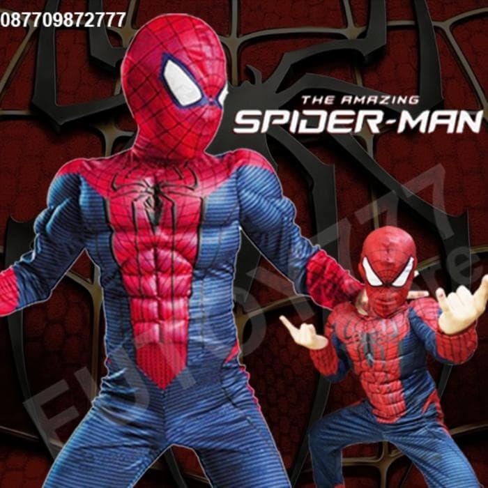 WE5/Baju kostum anak Spiderman Spider man superhero super hero ulang