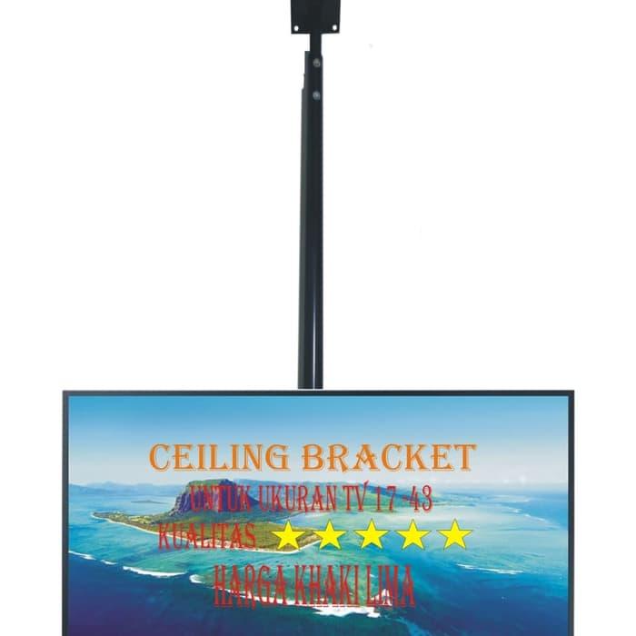 Bracket Ceiling TV ukuran 14 - 37 untuk merk Sharp, LG, Samsung , Dll