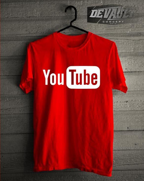 Terbaru!! Kaos Baju Distro Youtube (Youtubers) You Tube Ot Design - ready stock