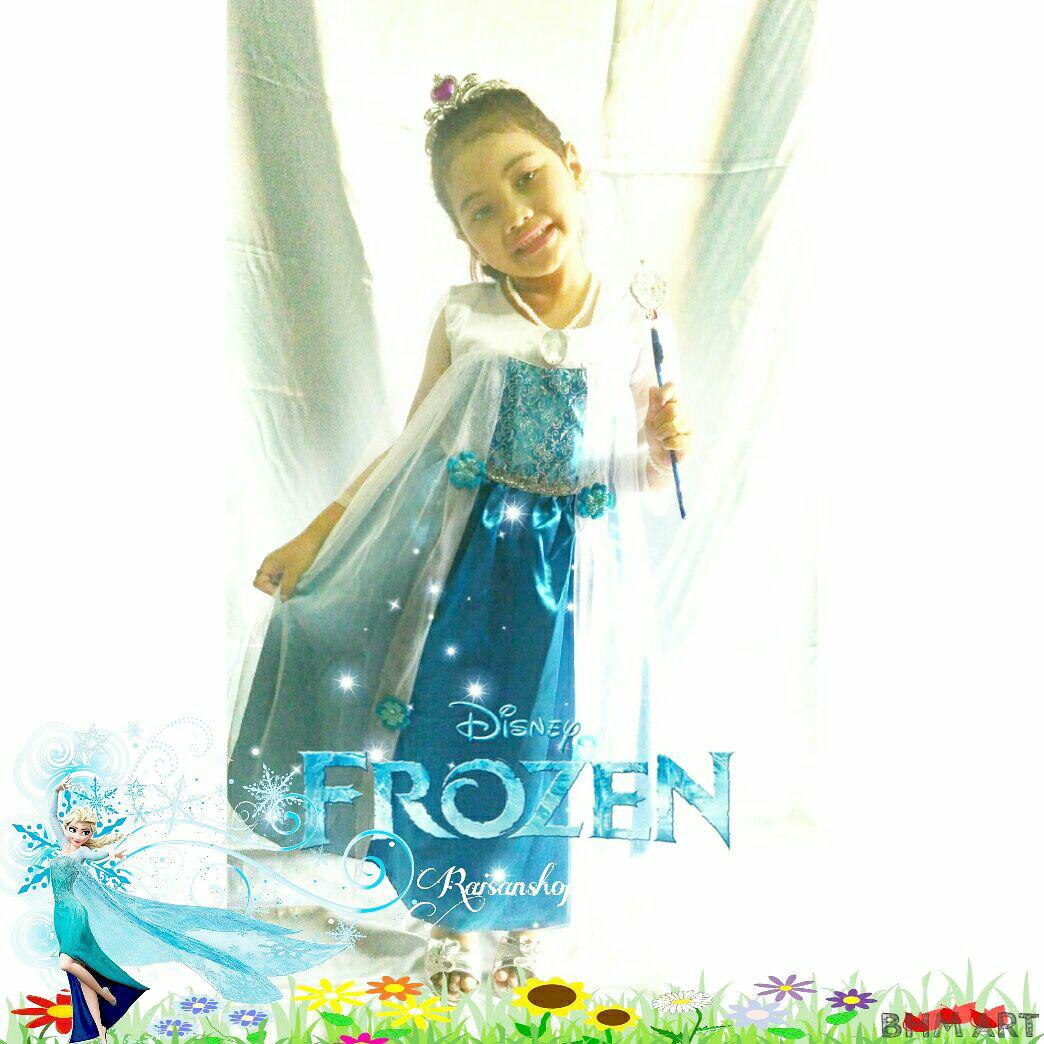 Baju Elsa Frozen Kostum Anak Pesta Murah