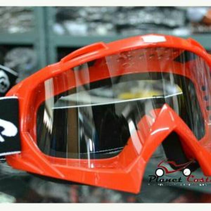Kacamata Cross Google Vega MJ16 Goggle Orange Kaca Mata