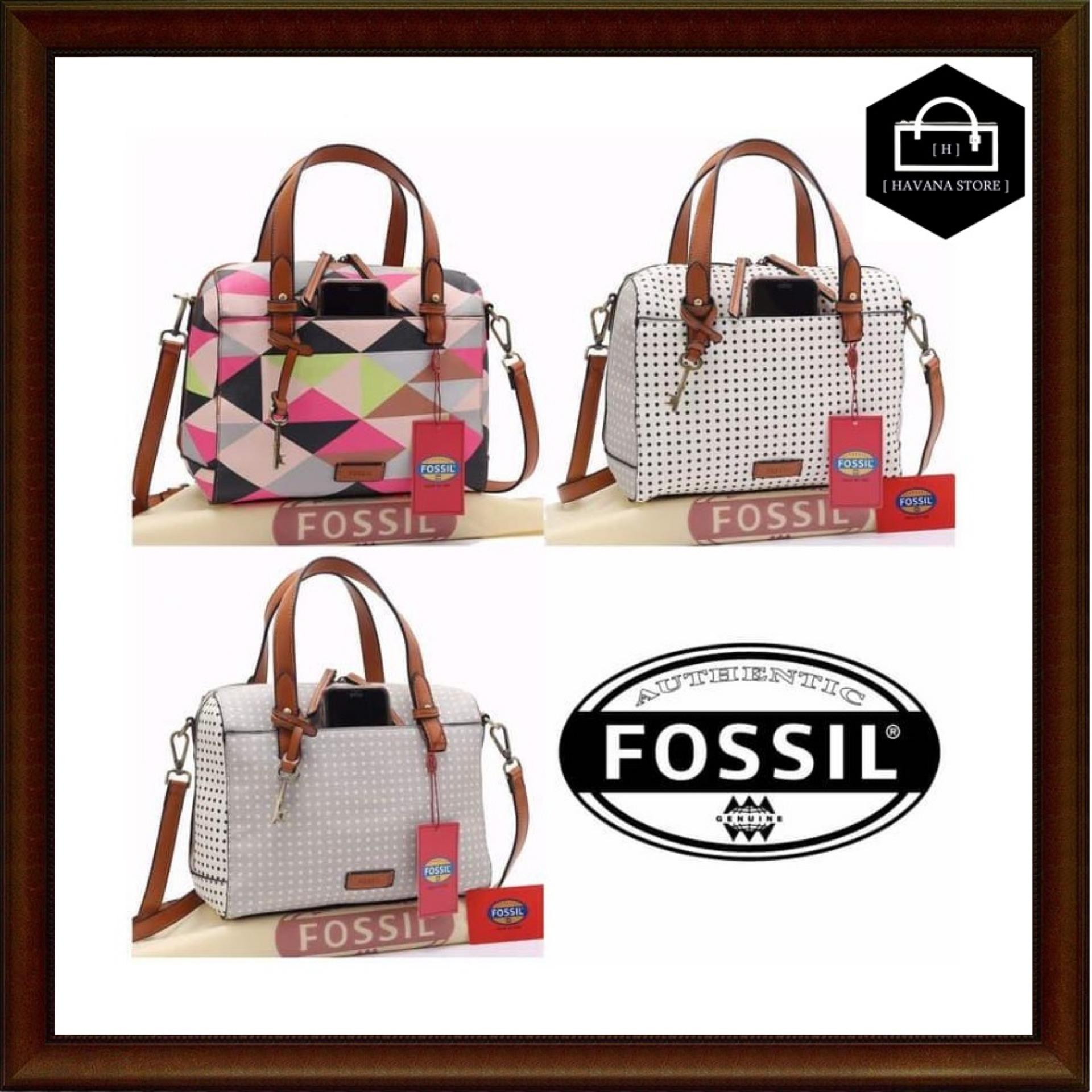 Tas Fossil Speedy Taiga Printing Semi Premium 627F / bag / branded / mirror / premium / asli / original / impor / batam / bag / tas / handle / jinjing / kulit / gucci / hermes / chanel / lv / louis / fossil / dior / zara / bonia