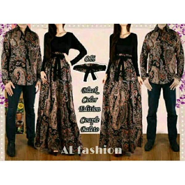 Promo Hari Ini Atk Baleto Couple Batik Maxi Gamis Syari Hijab Baju Muslim Gaun Pesta Simple Elegan