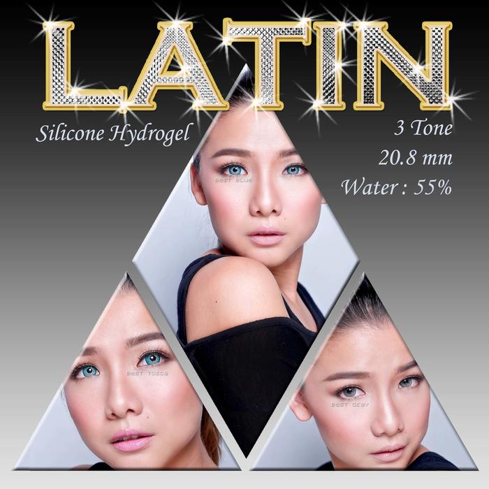 Promo Acessoris Warna Mata Softlens Latin 3 Tones Best Brown Coklat