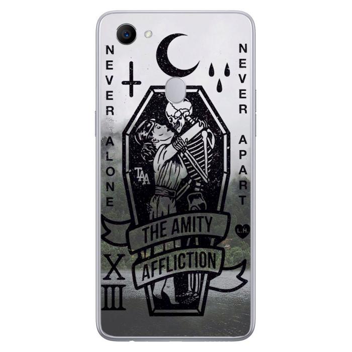Custom Hardcase Amity Affliction Band L1344 Oppo F7 Case Cover