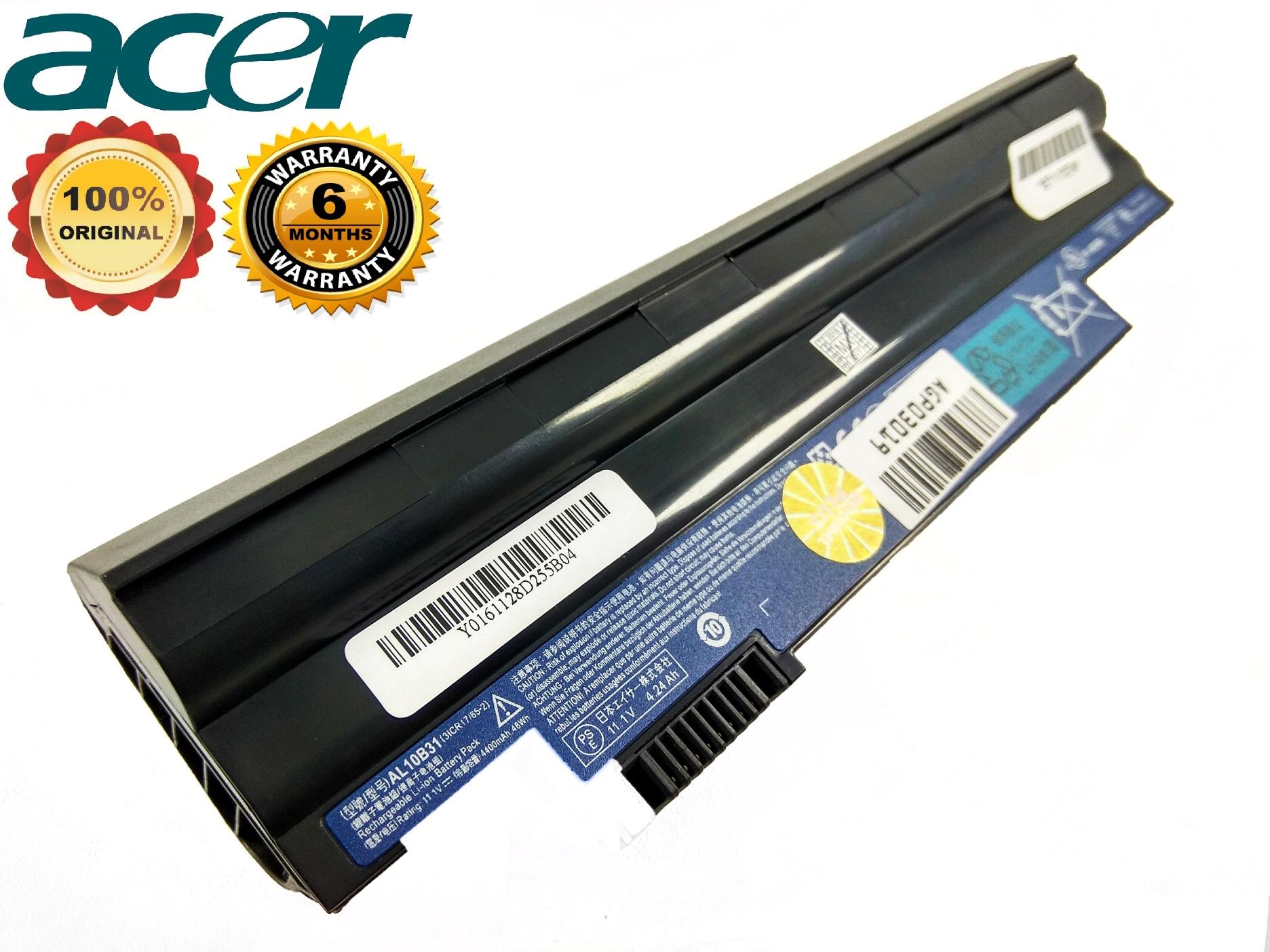 Baterai Acer Aspire One Original 722 522 D255 D260 D257 Black ORI