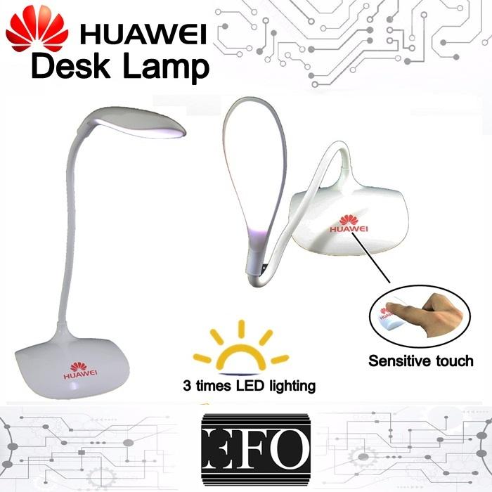 Lampu LED Huawei Portable Meja Belajar Rechargeable Desk Lamp Lampu Baca Lampu Meja Kantor Lampu Tidur Bisa Ditekuk Fleksibel Sinar Terang dan Unik Plug USB