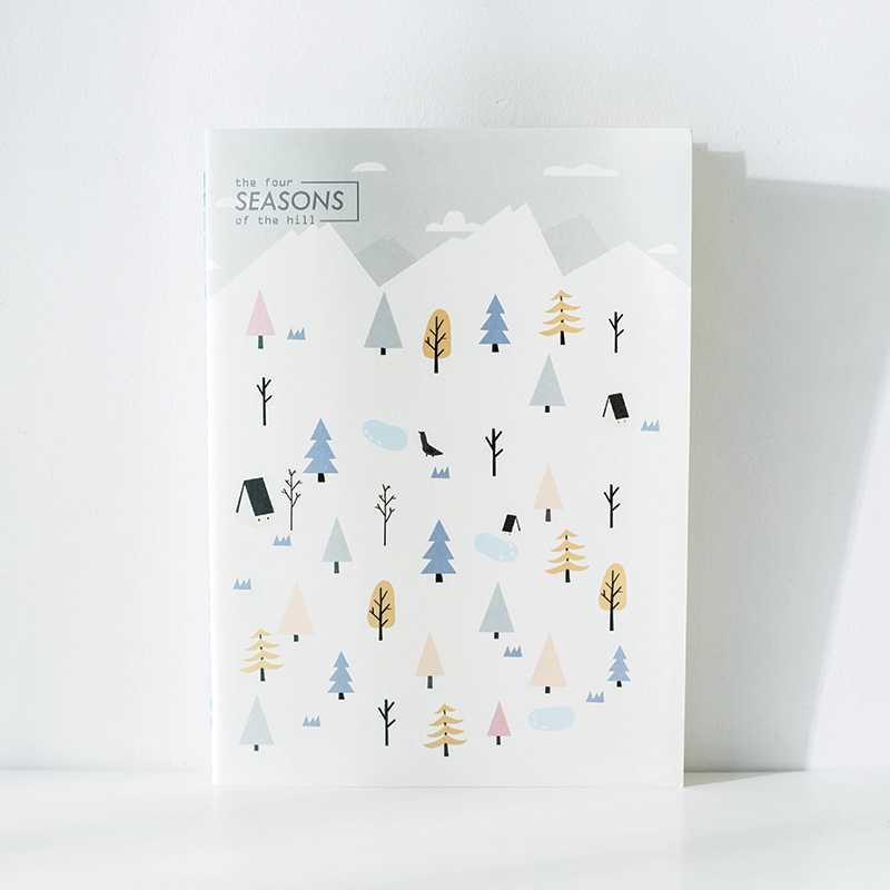 BEST SELLER Seasons Of The Hill Ruled Notebook B5 / Buku Catatan Garis B5 HARGA TERMURAH