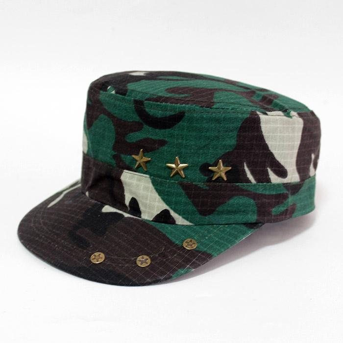 Topi Tentara Pria dewasa Bintang 3 - Topi Army Hat Distro - Topi Laki laki dewasa - Topi tentara cowok motif loreng