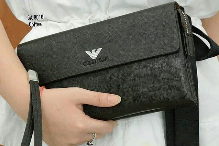 Handbag Tas Tangan Pria Kulit Asli Import Terbaru Masa Kini