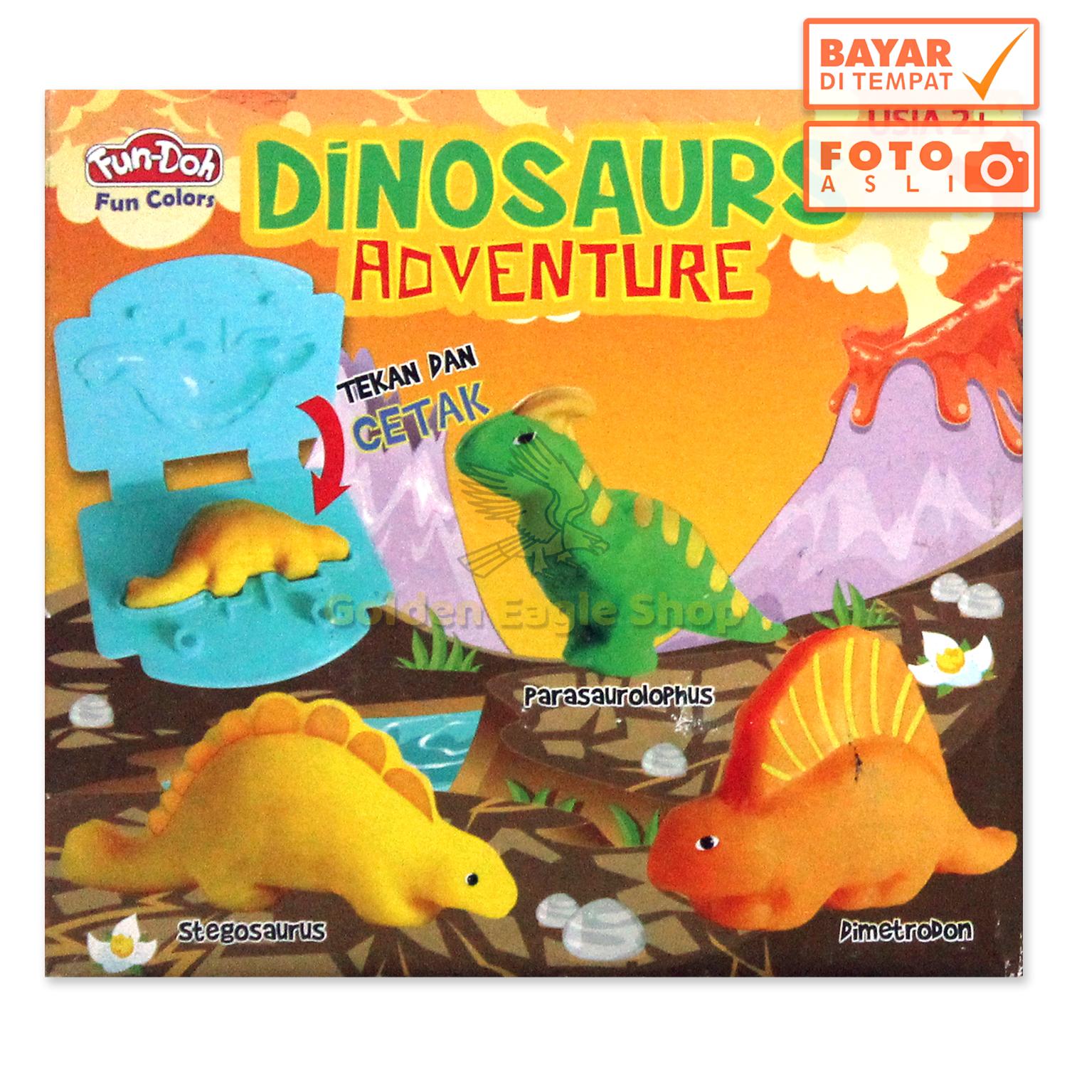 Buy & Sell Cheapest MAINAN ANAK PLASTISIN Best Quality Product Deals Mainan Anak Plastisin Fun Doh Dinosaurs Adventure Murah
