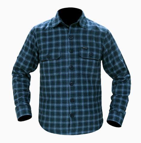 Jaket Flanel Motor RESPIRO Vintor Blue ( Biker Touring & Daily Riding - aL7ZpP