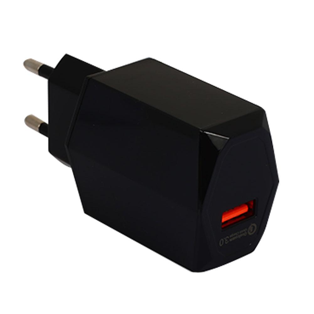 Fantastis Mall Charger Dinding Charger Tahan Lama Pengisi Daya EU QC 3.0 Digital Kamera Ponsel untuk iPhone/Samsung