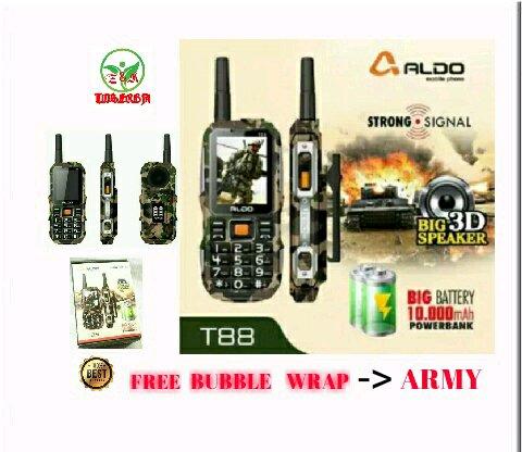 HP ALDO T88 aldo t88 3D BIG SPEKER POWERBANK 10000 mAh GARANSI RESMI 1 tahun