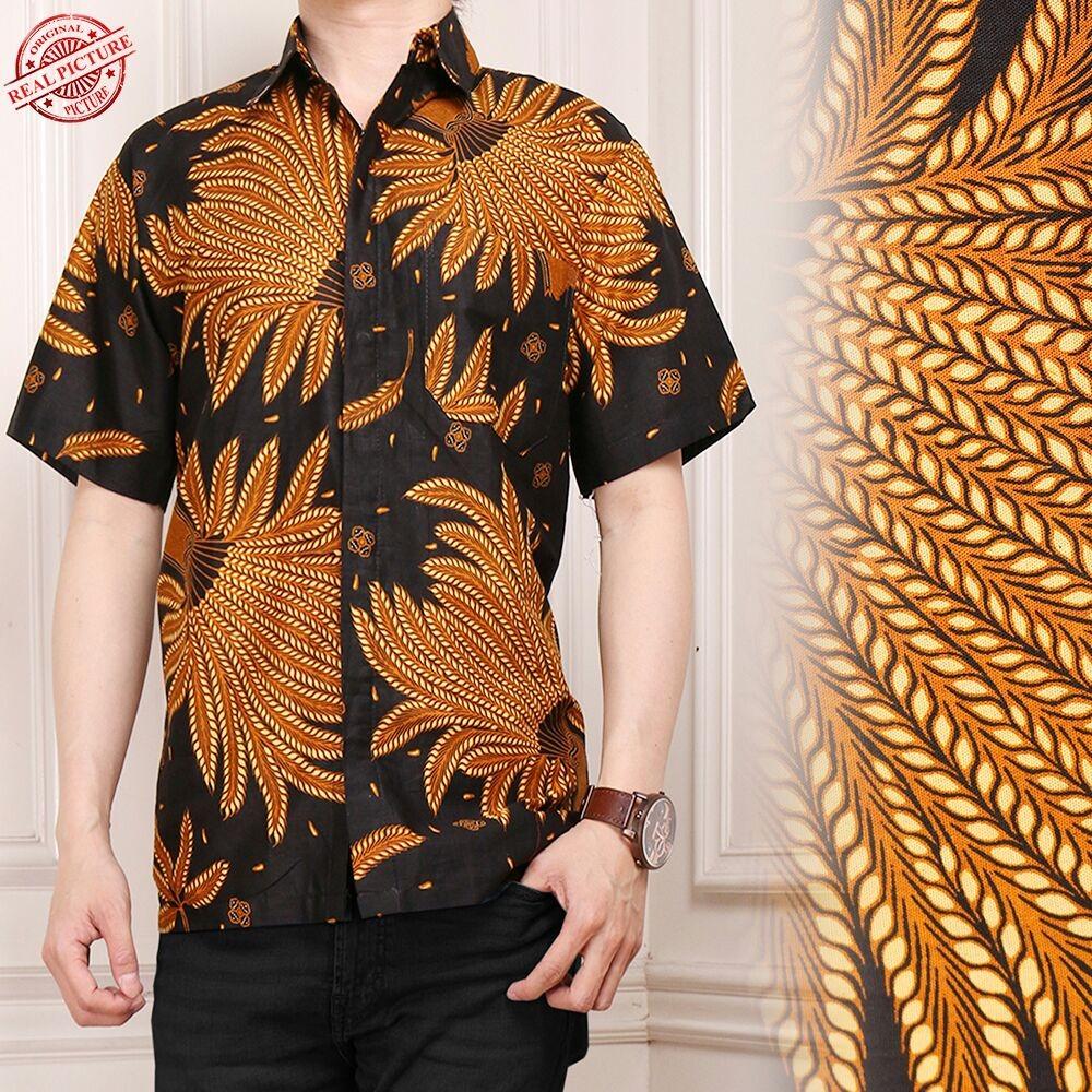 SB Collection Atasan Kemeja Ello Batik Lengan Pendek Pria