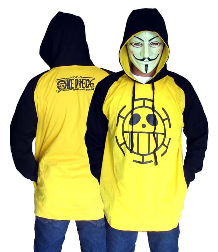Harga Spesial!! Sweaterjakethoodie Trafalgar Law Raglan Anime One Piece - ready stock