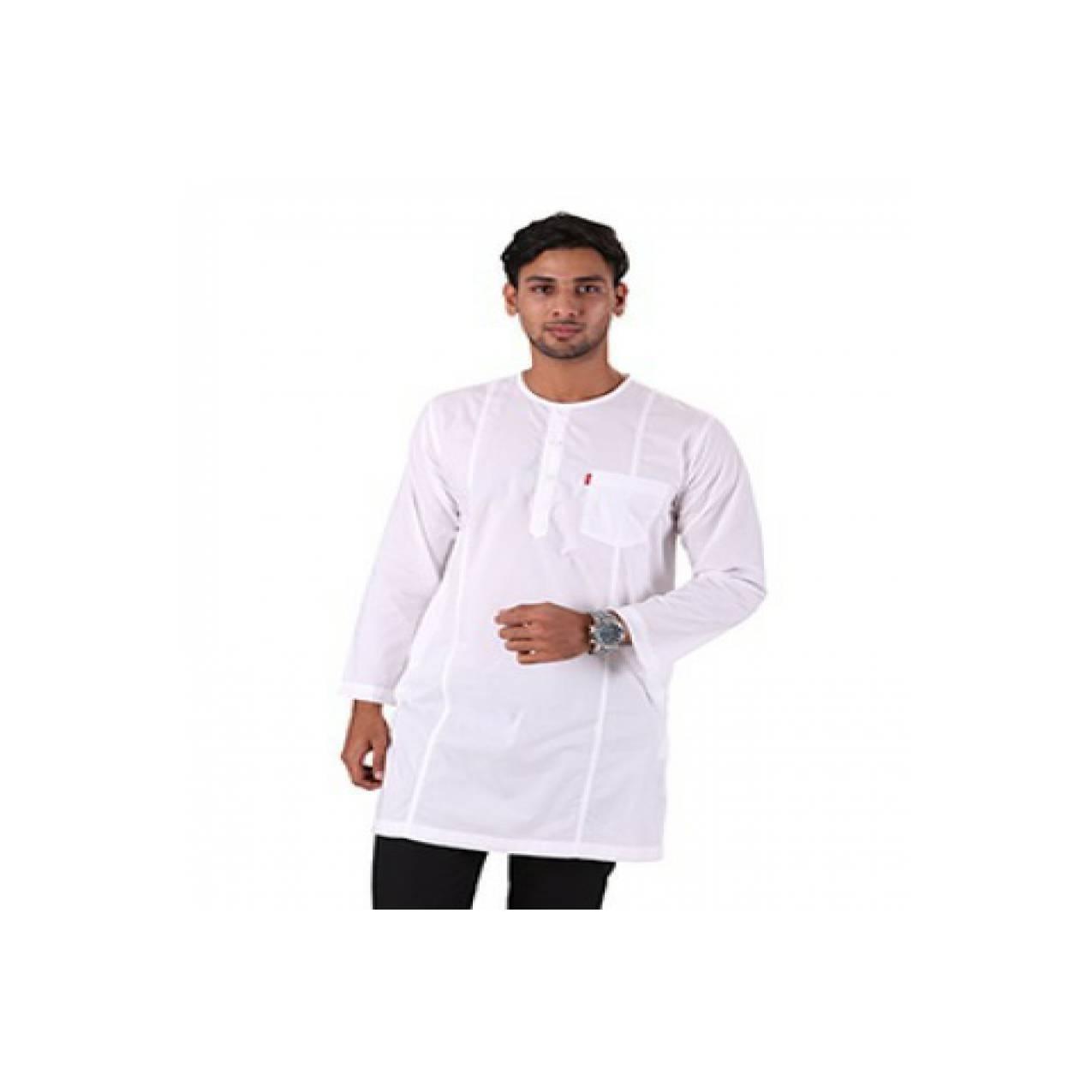BAJU KOKO PAKISTAN, WAYDEE URBAN SIRIN WHITE TUNIC 03