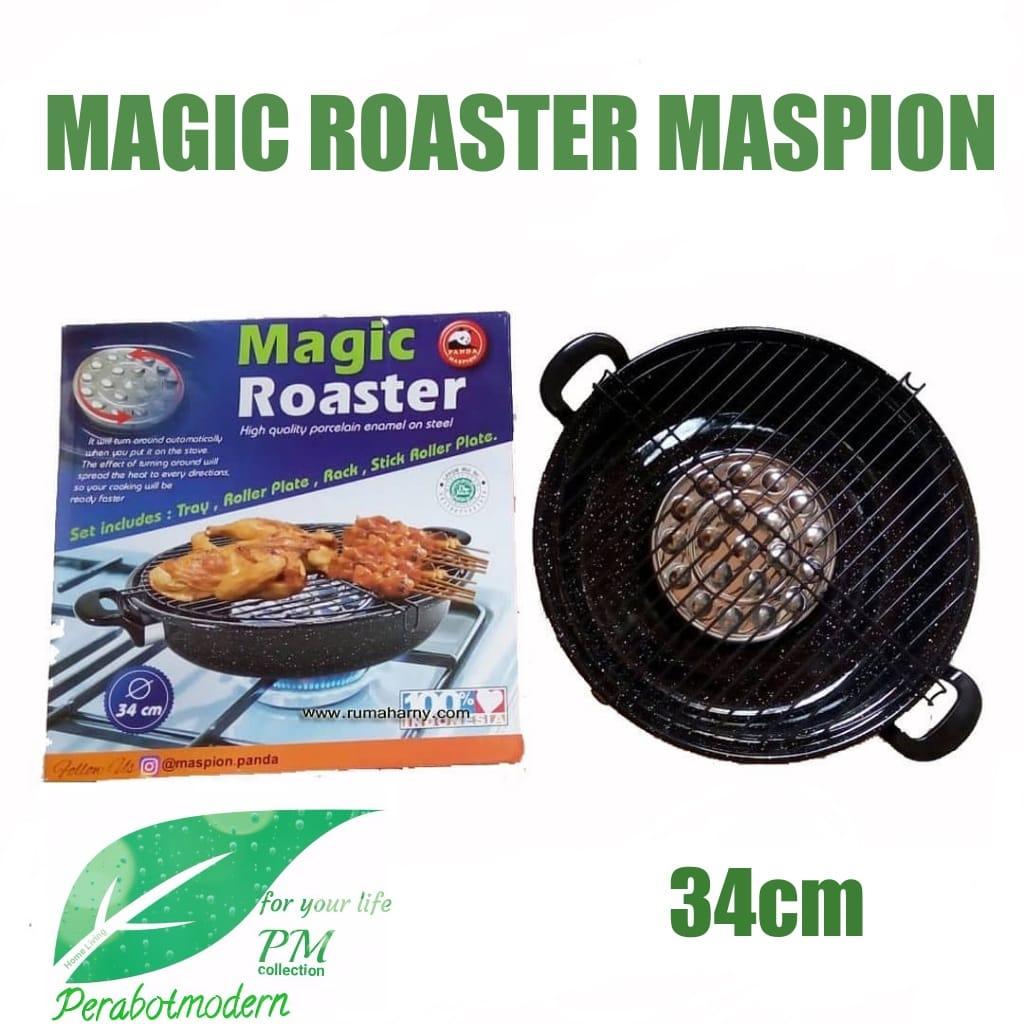 Maspion Magic Roaster 34cm - Alat Pemanggang Serbaguna