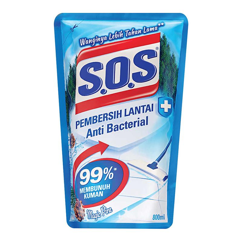 SOS Pembersih Lantai Magic Pine Refill 800ml