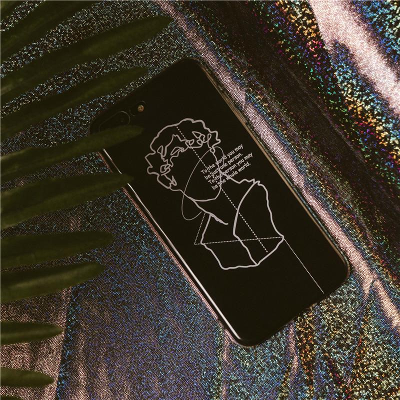 David Casing HP Apple ID Casing Lunak Iphone8plus Yang Dilukis dengan Tangan