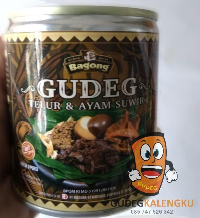 GUDEG TELOR AYAM SUIR KALENG WIJILAN YU DJUM / GUDEG BAGONG KHAS JOGJA (FREE BUBBLE WRAP)