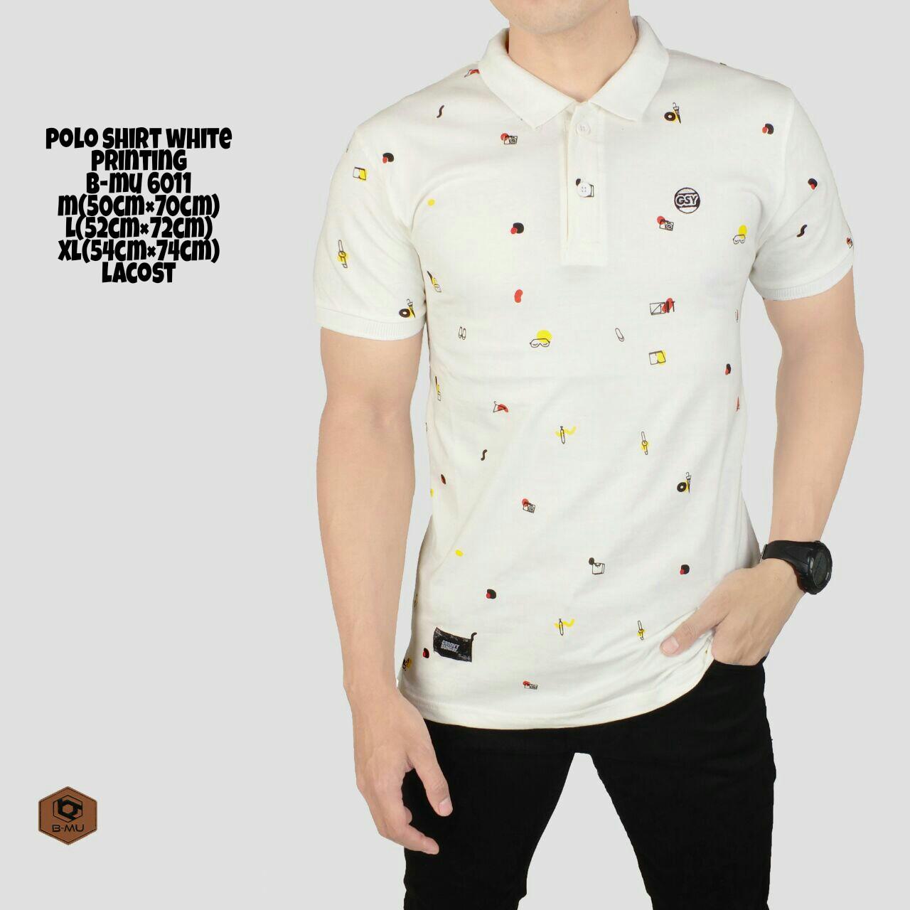 bajuku murah poloshirt white printing b-mu 6011 kaos pria exclusive kemeja koko pria unisex kemko pria kaos polo kaos distro kaos polos kaos oblong fashion pria wanita atasan pria kemeja polos baju kantor baju kerja sweater