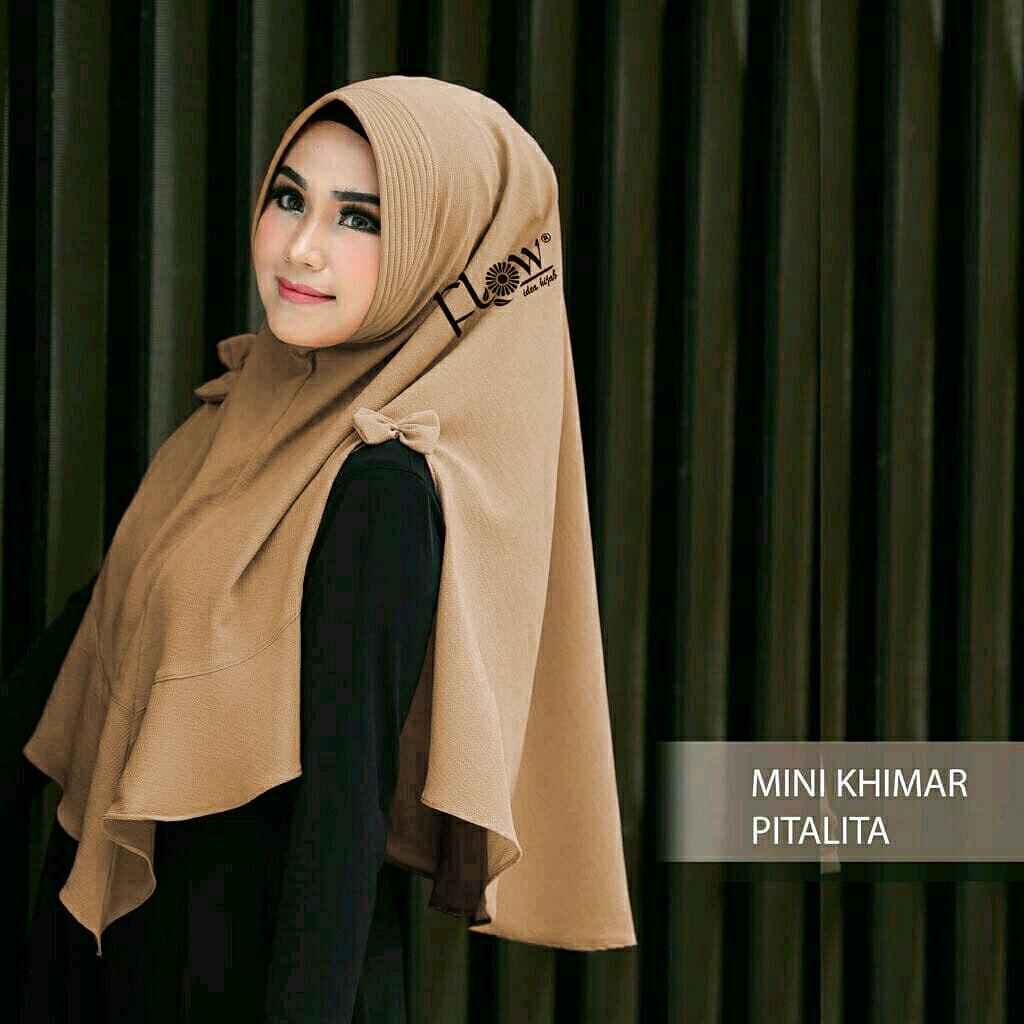 Mini Khimar Pita Lita Coksus / Jilbab / Jilbab Syari / Hijab Fashion / Khimar / Hijab Tutorial / Hijab Instan / Jilbab Grosir