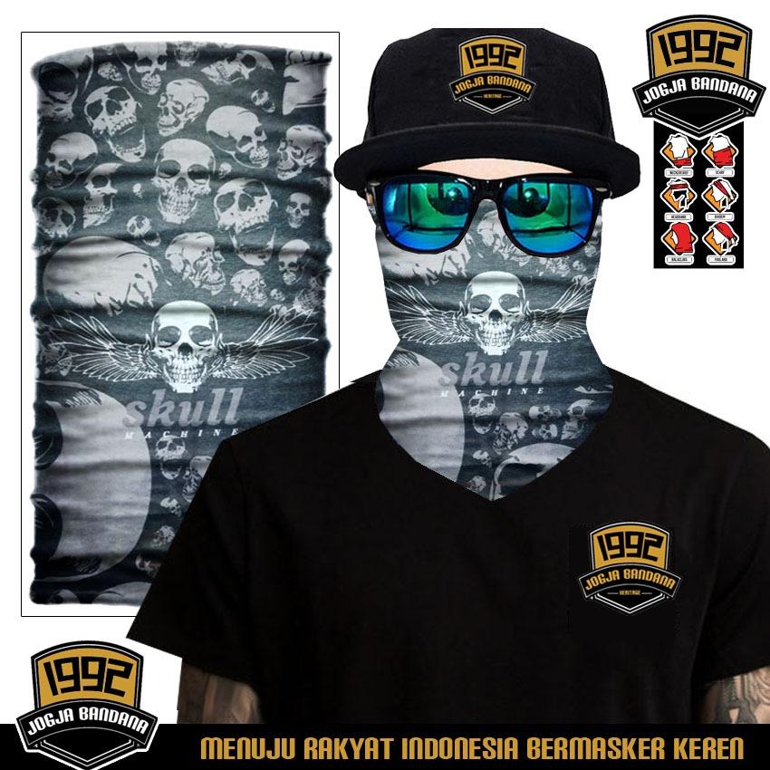 Jogja Bandana Buff (BELI 3 GRATIS 1) bandana masker serbaguna elastis Tanpa sambungan (Seamless) - Limited Edition