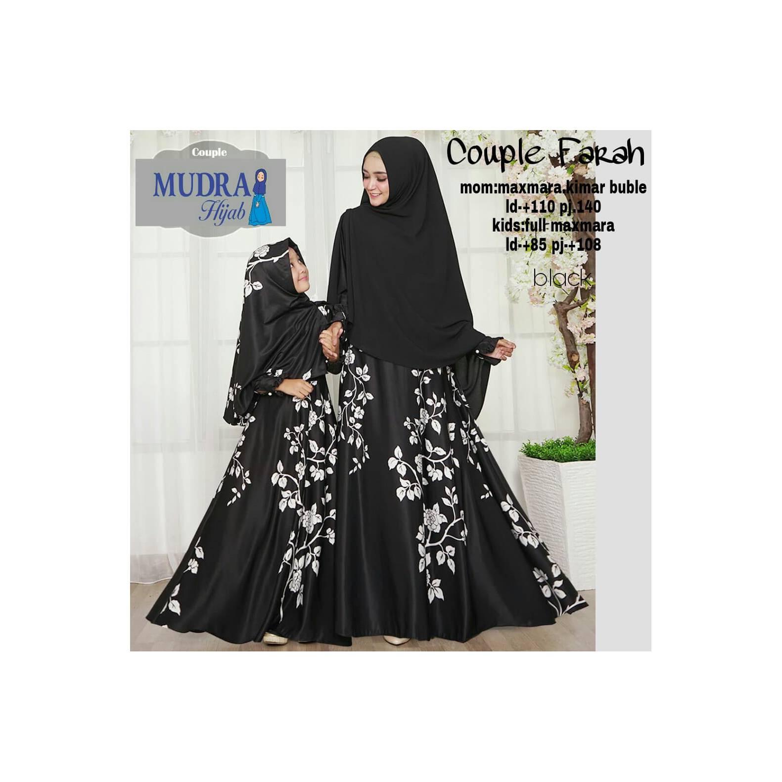 Gamis syari cauple farah maxmara kimar buble busui/fashion wanita