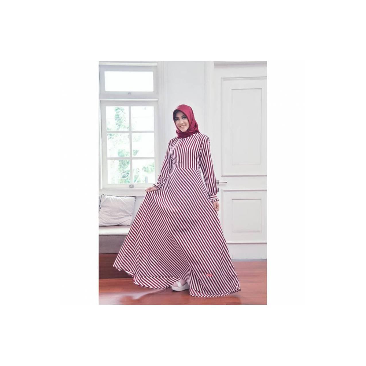 Yang Lagi Laris... Gamis Dewasa Nibras Nb 128 Warna Dongker Hitam