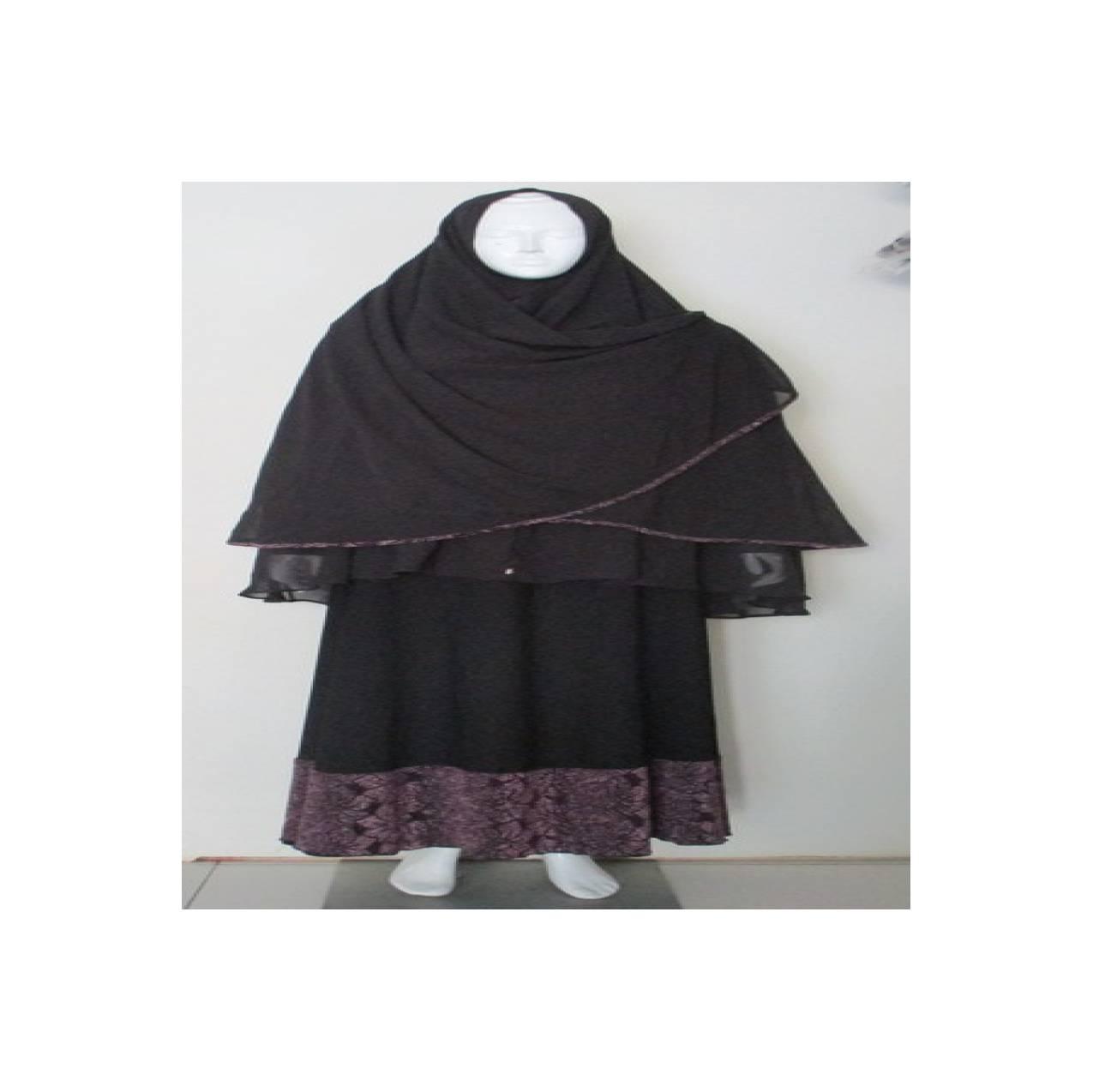 Gamis Syar'i Jamilah Hitam