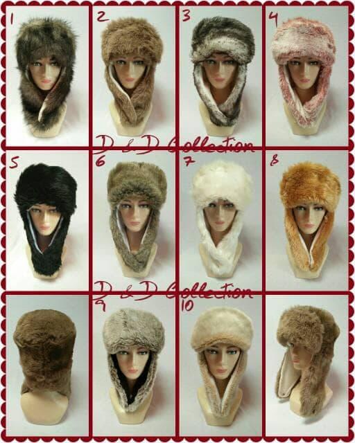 Terbaru!! Topi Rusia Ushanka Lokal - ready stock