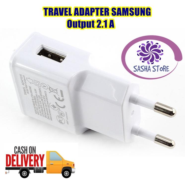 SS Travel Adapter Samsung 2A / Batok Charger Samsung / Kepala Charger Samsung - Random Color SS Travel Adapter Samsung 2A / Batok Charger Samsung / Kepala Charger Samsung - Random Color