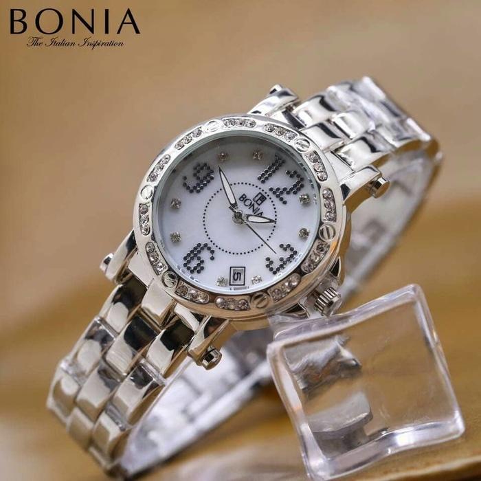 jam tangan bonia wanita murah / jtr 1002 silver / Jam tangan wanita / jam tangan model terbaru / jam tangan murah / jam tangan cantik / jam tangan modis / jam tangan elegant