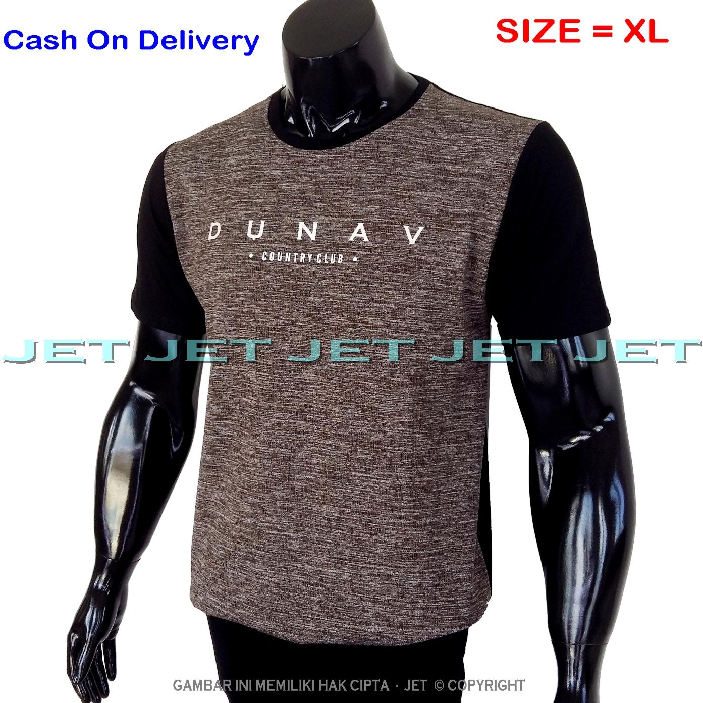 JeT - Kaos Distro DUNAV Size XL Dewasa Lengan Pendek Soft Rayon Viscose Lycra Tidak Pasaran Sablonan Eropa Gradasi