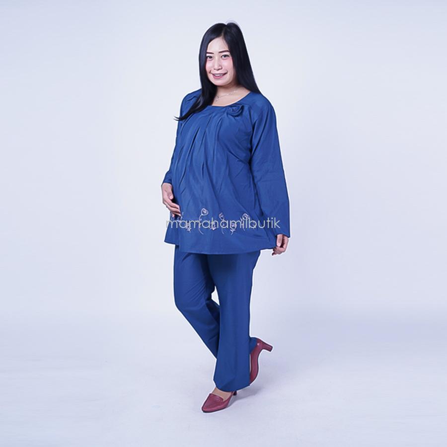 Ning Ayu Setelan Hamil PP Korsase Rose - STJ 77 / Baju Hamil untuk kerja Lengan Panjang / Baju Hamil Seksi / Baju Hamil Gamis / Baju Menyusui Modis / Baju menyusui Murah / Baju Menyusui Terbaru / Baju Menyusui Keren