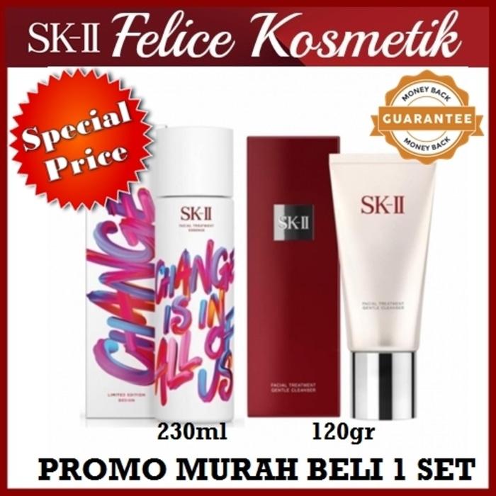 SK-II/SK2/SKII - FACIAL TREATMENT ESSENCE - 230ML+GENTLE CLEANSER - 120GR SK-II/SK2/SKII - FACIAL TREATMENT ESSENCE - 230ML+GENTLE CLEANSER - 120GR