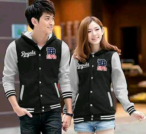 Jakarta Couple - Jaket Couple Royal BaseBall / Baju Couple Murah / Jaket Couple / Atasan Couple / Jaket Terbaru / Jaket Samaan
