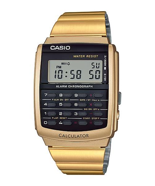Casio Calculator Kalkulator Jam Tangan Gold CA-506G-9A Original